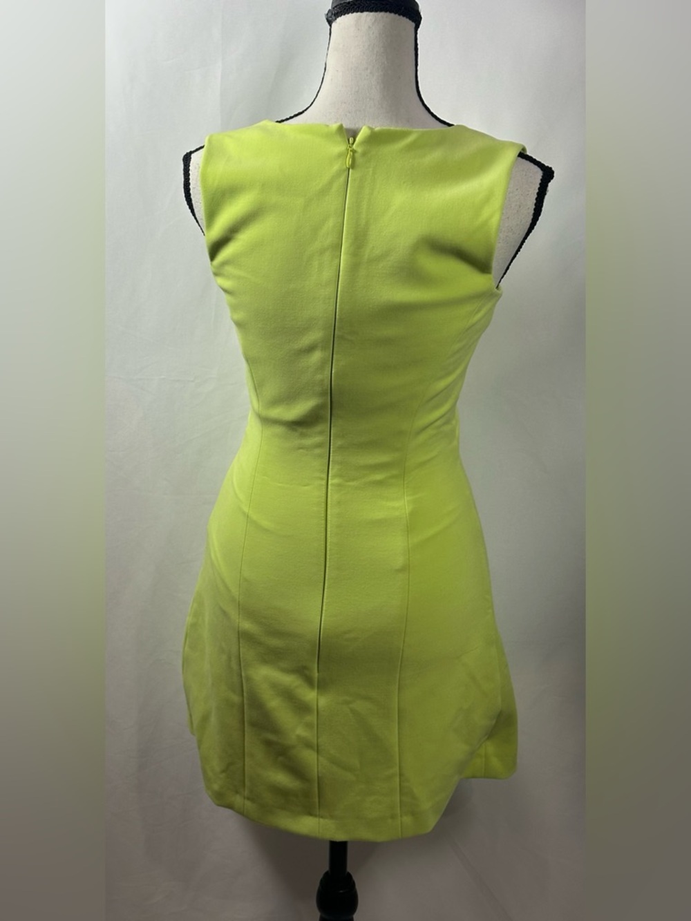 🩷French Connection Neon Lime Mini Dress - Picture 4 of 11